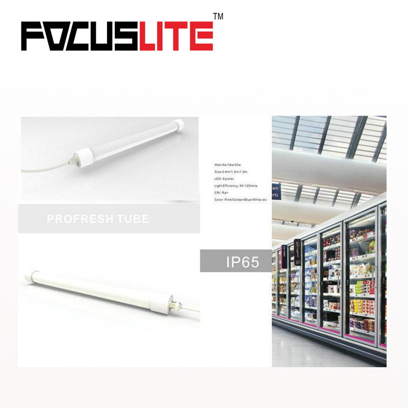 IP65 freezer lights T8 led tube for refrigerated meat/vegetable/deli display